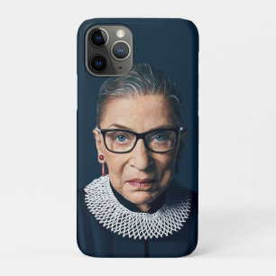 Capa Para iPhone 11 Pro Fundo azul de Ruth Bader Ginsburg