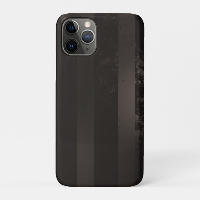 Capa Para iPhone 11 Pro Fundo castanho listrado a vapor (Verso)