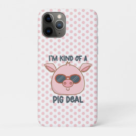 Capa Para iPhone 11 Pro Funny Pig Pun