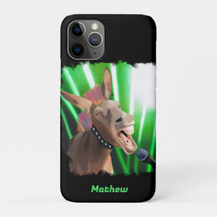 Capa Para iPhone 11 Pro Funny Rockstar Donkey