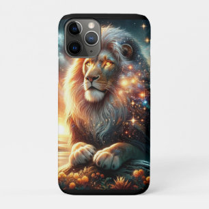 Capa Para iPhone 11 Pro Galáxia Cósmica Leão Espacial Leão de Força Leo As
