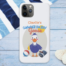Ganso Divertido Férias de Verão Retro Personalizad