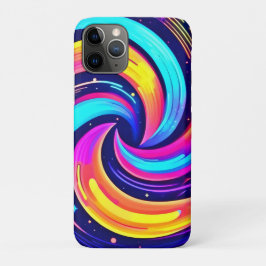 Capa Para iPhone 11 Pro Gato cosmico colorido