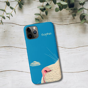 Capa Para iPhone 11 Pro Gato e Nuvem