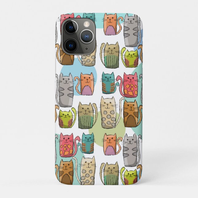 Capa Para iPhone 11 Pro Gatos! (Verso)