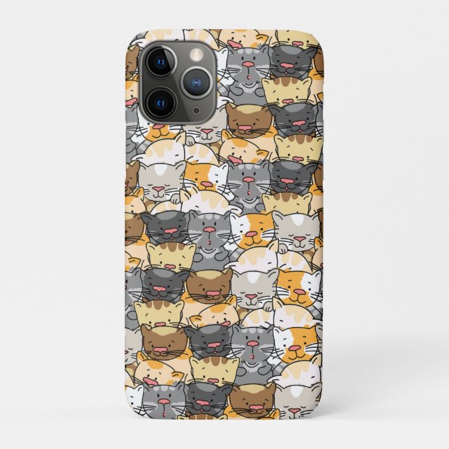 Capa Para iPhone 11 Pro Gatos Gatinhos (Verso)