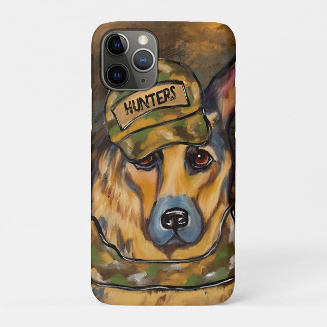 Capa Para iPhone 11 Pro German shepherd (Verso)