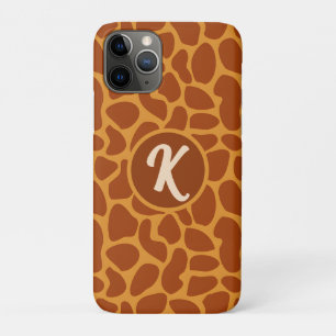 Capa Para iPhone 11 Pro Giraffe Animal Skin