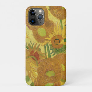 Capa Para iPhone 11 Pro Girassóis de Vincent van Gogh (1888)