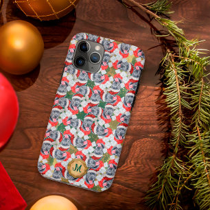 Capa Para iPhone 11 Pro Gold Green Cane Corso Cachorro Fofo Natal