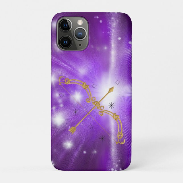 Capa Para iPhone 11 Pro Golden Sagittarius iPhone / iPad case (Verso)