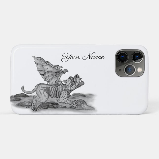 Capa Para iPhone 11 Pro Golem Gargoyle (Verso (horizontal))