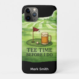 Capa Para iPhone 11 Pro Golf Tee Time Before I Do Golf Bachelor Party