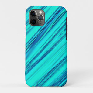Capa Para iPhone 11 Pro Gota Abstrato Colorida Colorido Azul Azul no Ocean