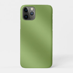 Capa Para iPhone 11 Pro Gradação Verde Sólido Moderno Padrão de Onda