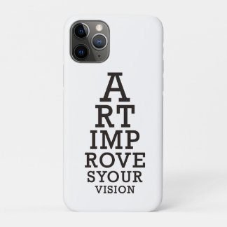 Capa Para iPhone 11 Pro Gráfico de Visão Melhora Sua Arte