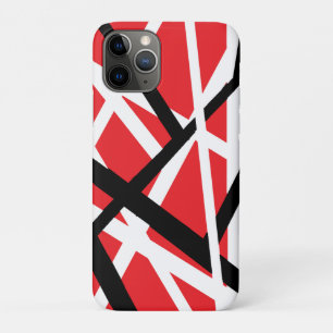 Capa Para iPhone 11 Pro Gráfico vermelho, preto e branco