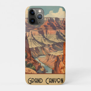 Capa Para iPhone 11 Pro Grande Paisagem do Sudoeste do Canyon Vintage