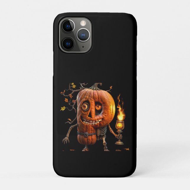 Capa Para iPhone 11 Pro Halloween Pumpkin (Verso)