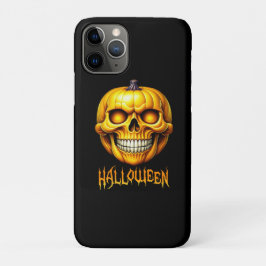 CAPA PARA iPhone 11 PRO HALLOWEEN PUMPKIN SKULO