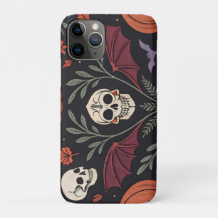 Capa Para iPhone 11 Pro Halloween Vibes Pattern