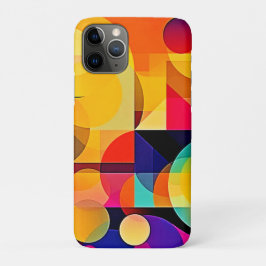 Capa Para iPhone 11 Pro Harmonia Geométrica Vibrante