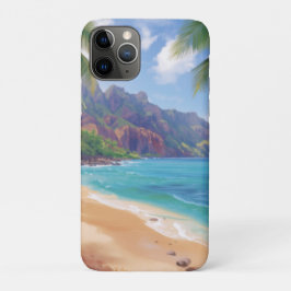 Capa Para iPhone 11 Pro Havaí Tropical