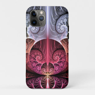 Capa Para iPhone 11 Pro Heartbeat, Abstrato Surreal Fantasy Arte Fractal