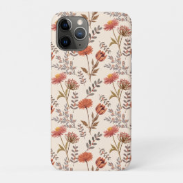 Capa Para iPhone 11 Pro Herbstliches Blütenmosaik