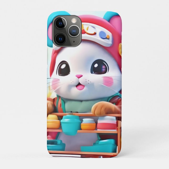 Capa Para iPhone 11 Pro Herói de Entrega de Hamster (Verso)