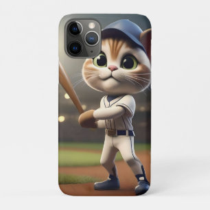 Capa Para iPhone 11 Pro Home Run Hitter: O Gato de Baseball em 3D ganha um