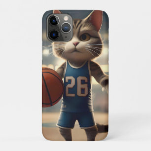 Capa Para iPhone 11 Pro Hoops Gelados: O Invejoso Gato Basketballer