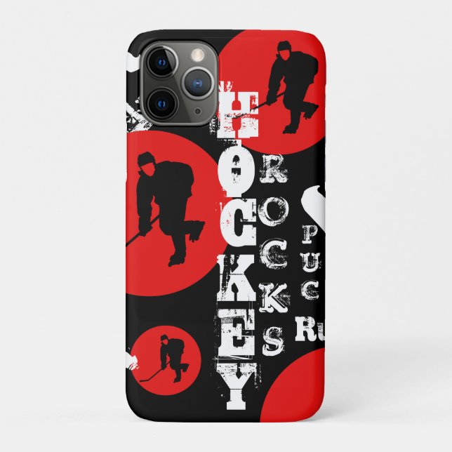 Capa Para iPhone 11 Pro Hóquei (Verso)