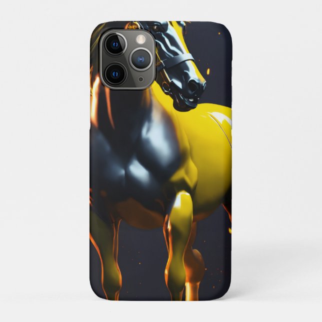 Capa Para iPhone 11 Pro Horse Logo iPhone 11 Barely There Case (Verso)