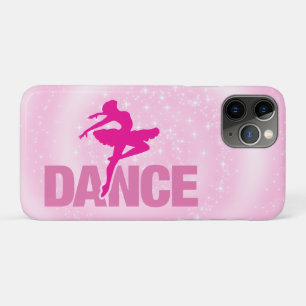 Capa Para iPhone 11 Pro Hot Pink Ballerina Dance Sparkle