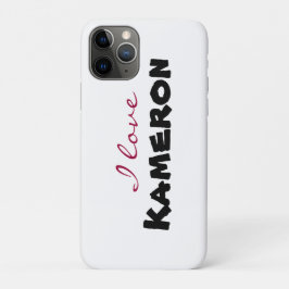 Capa Para iPhone 11 Pro I love [customize]
