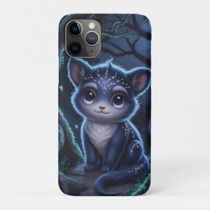 Capa Para iPhone 11 Pro Ilustração de Criatura Fantástica Bioluminescente