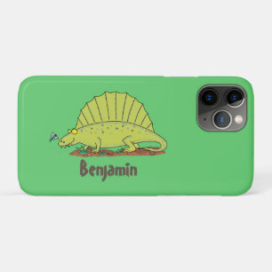 Capa Para iPhone 11 Pro Ilustração de desenho animado verde-claro