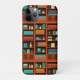 Capa Para iPhone 11 Pro Ilustração de estante de livros