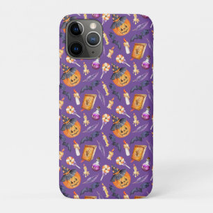 Capa Para iPhone 11 Pro Ilustração do Dia das Bruxas Bonita com abóbora e