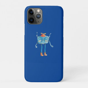 Capa Para iPhone 11 Pro Ilustração Pi de Alienígena Pequena