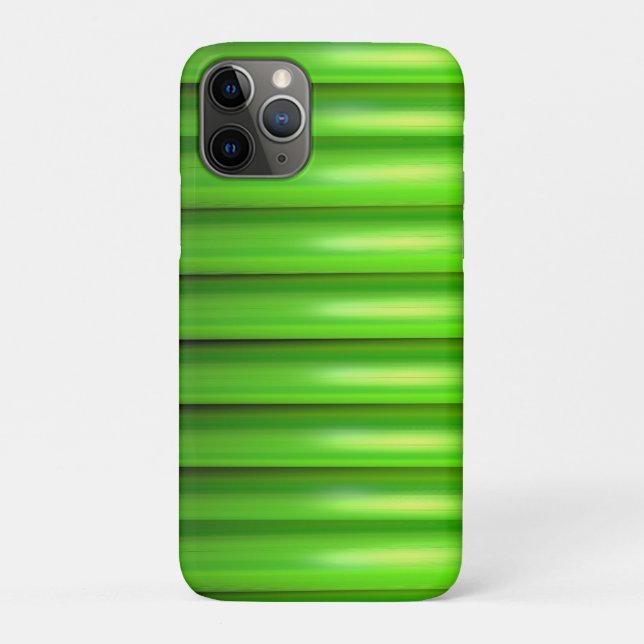 Capa Para iPhone 11 Pro imagem bambu verde (Verso)