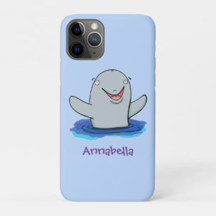 Capa Para iPhone 11 Pro Imagem de desenhos animados de propósito feliz e 