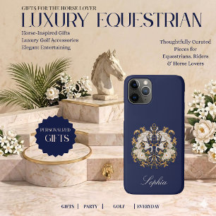 Capa Para iPhone 11 Pro Impressão Personalizada de Cavalo Equestre de Luxo