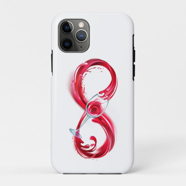 Capa Para iPhone 11 Pro Infinity with Red Wine (Verso)