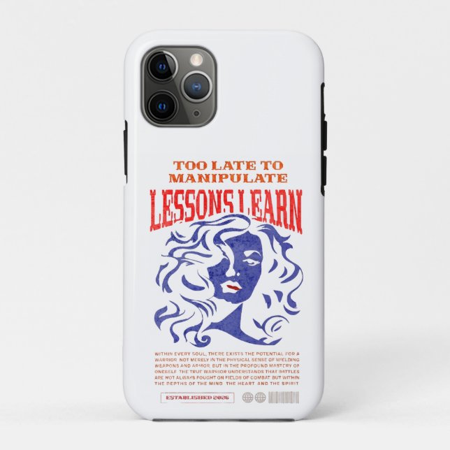 CAPA PARA iPhone 11 PRO IPHONE 11 PRO MANIPULATE LESSONS LEARN CASE (Verso)