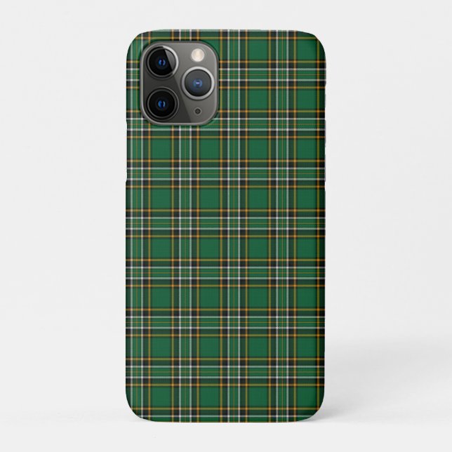 Capa Para iPhone 11 Pro Irish National Tartan (Verso)
