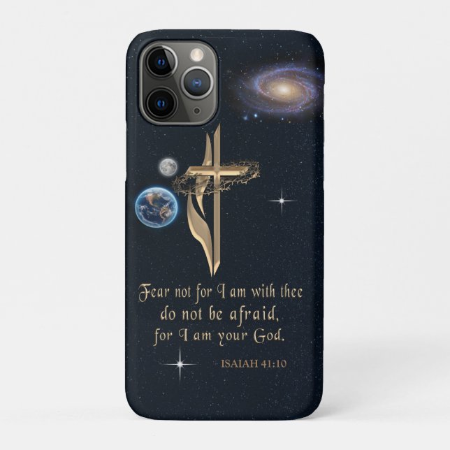 CAPA PARA iPhone 11 PRO ISAIAH 41:10 (Verso)