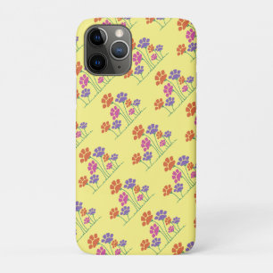 Capa Para iPhone 11 Pro Jardim de Flor de Impressão Pawprint