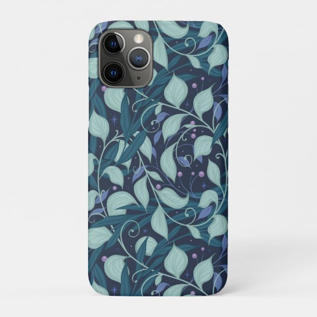 Capa Para iPhone 11 Pro Jardim noturno (Verso)